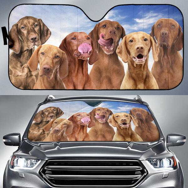 Magyar Vizsla Car Auto Sun Shade Amazing Best Gift Ideas 2022 - 99shirt