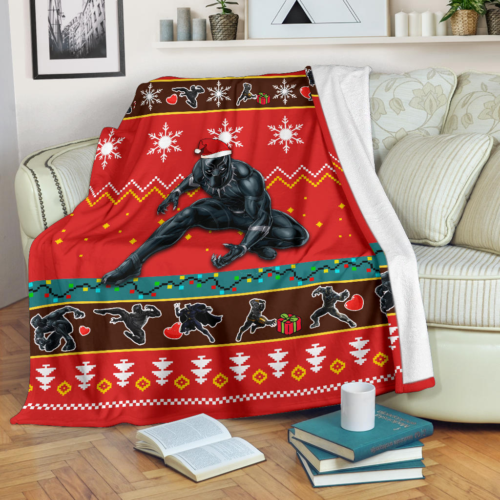 Black Panther Christmas Blanket Amazing Gift Idea