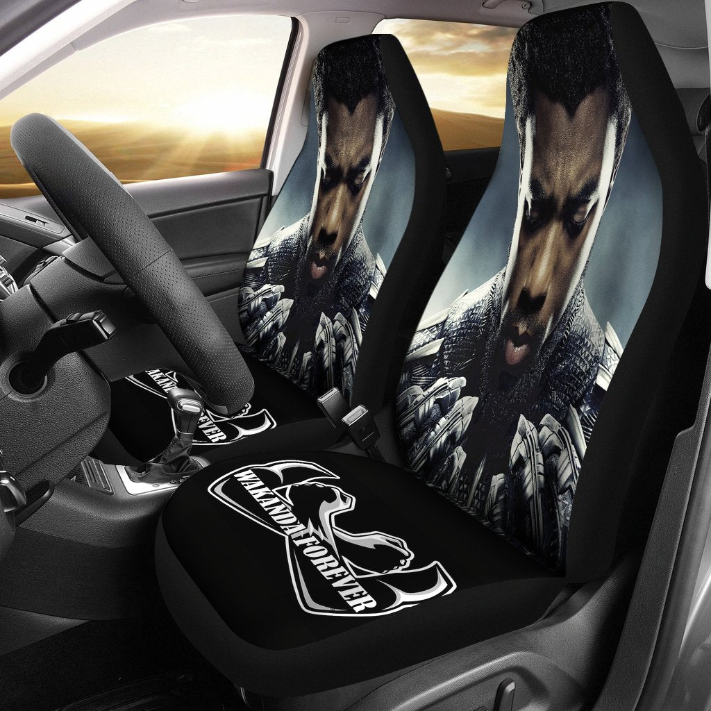 Chadwick Boseman As Black Panther Car Seat Cover