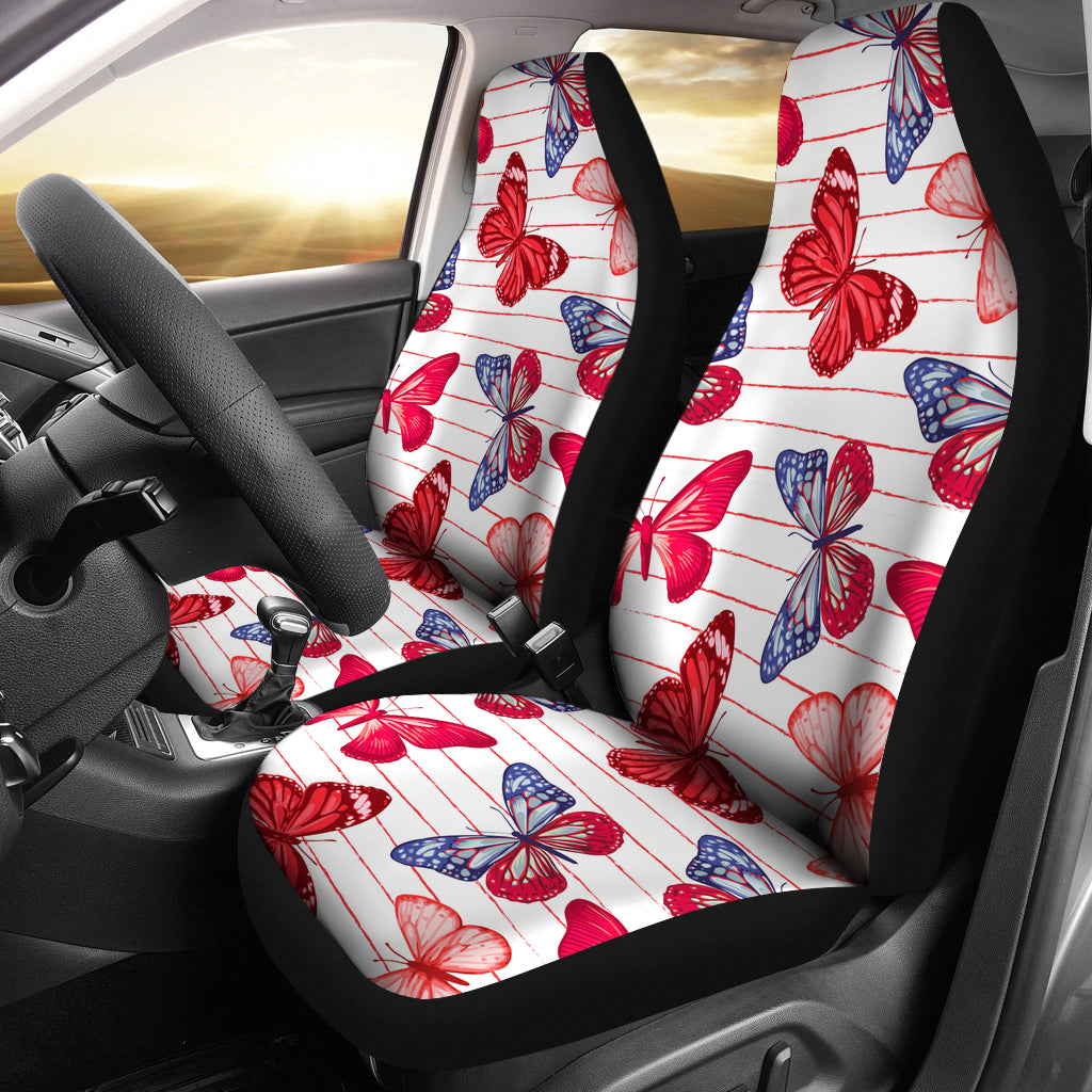 Paper Butterfly Car Seat Covers