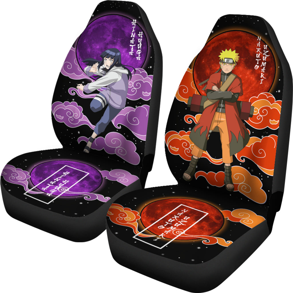 Naruto Car Accessories Anime Car Seat Covers Naruto and Hinata-cam