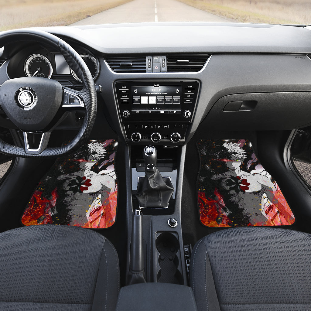 Asta Black Clover 7 Car Floor Mats Custom Car Accessories Car Decor 2022
