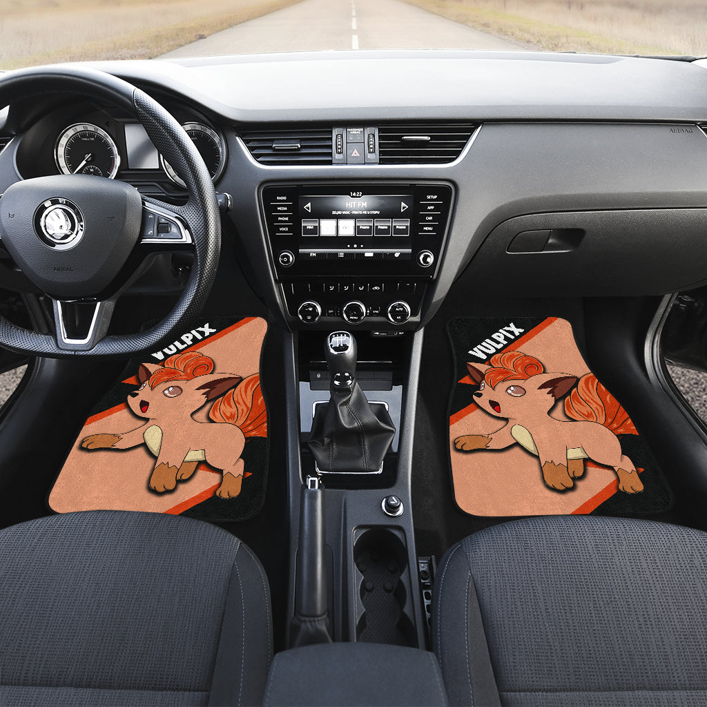 Vulpix Car Floor Mats Custom Anime Pokemon Car Interior Accessories
