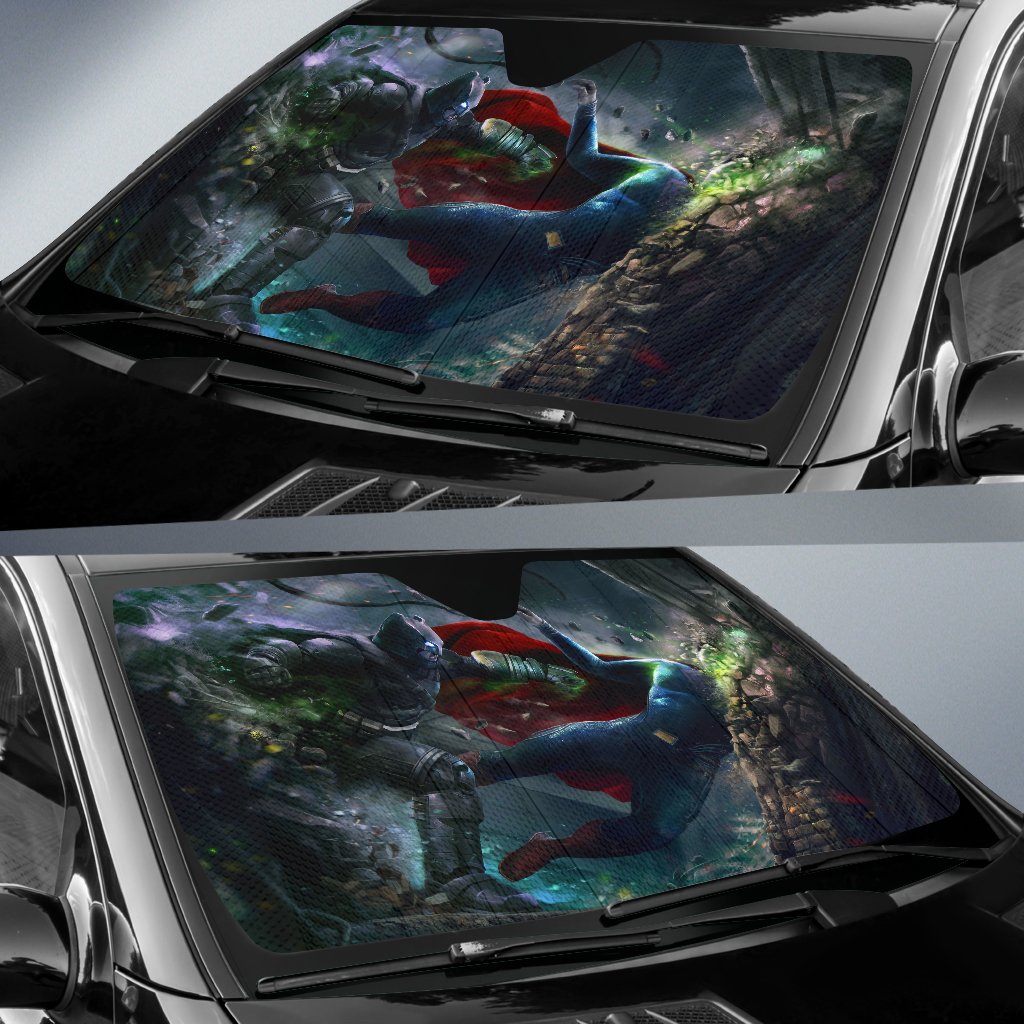 Batman Vs Superman Movie 2021 Car Sun Shade Gift Ideas 2021