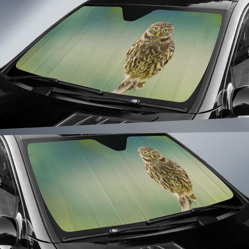 Owl Eyes Branch Hd Car Sun Shade Gift Ideas 2021