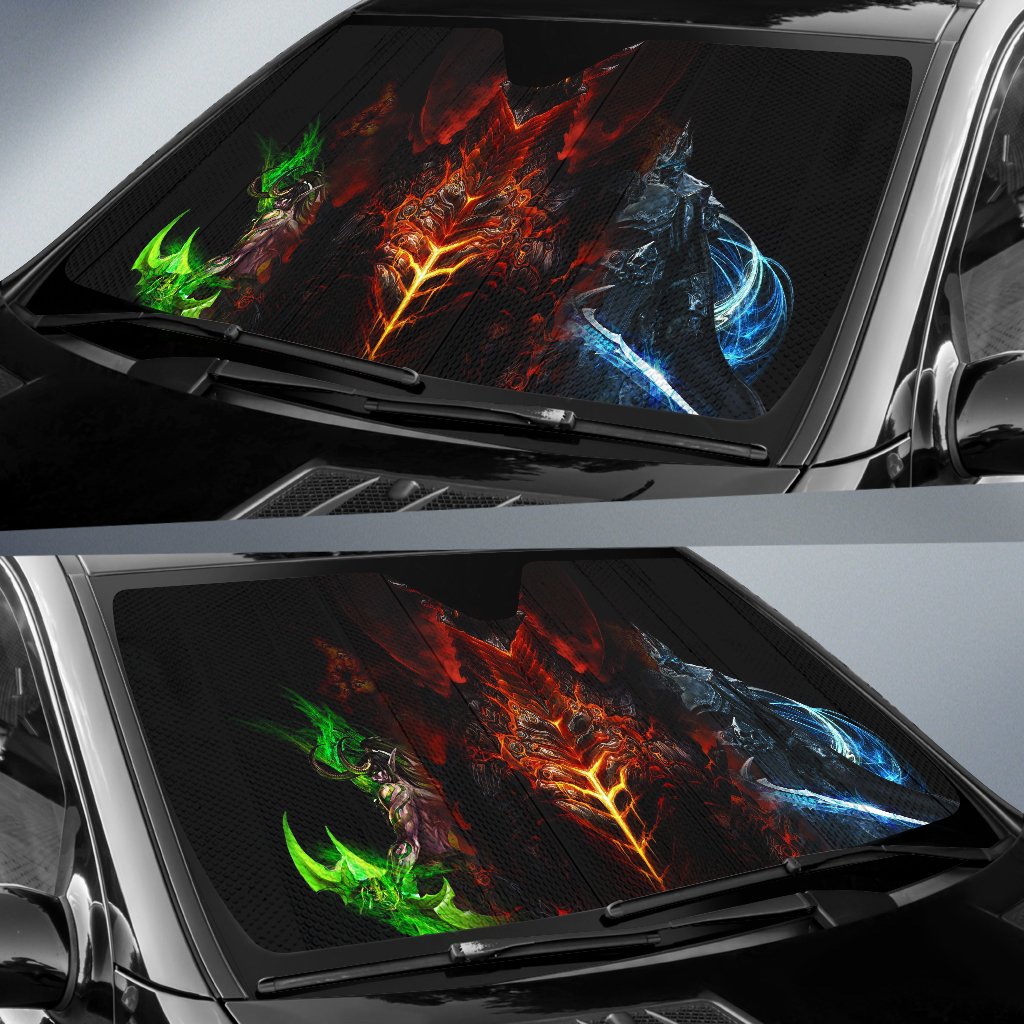 3 Dragons Car Sun Shade Gift Ideas 2021