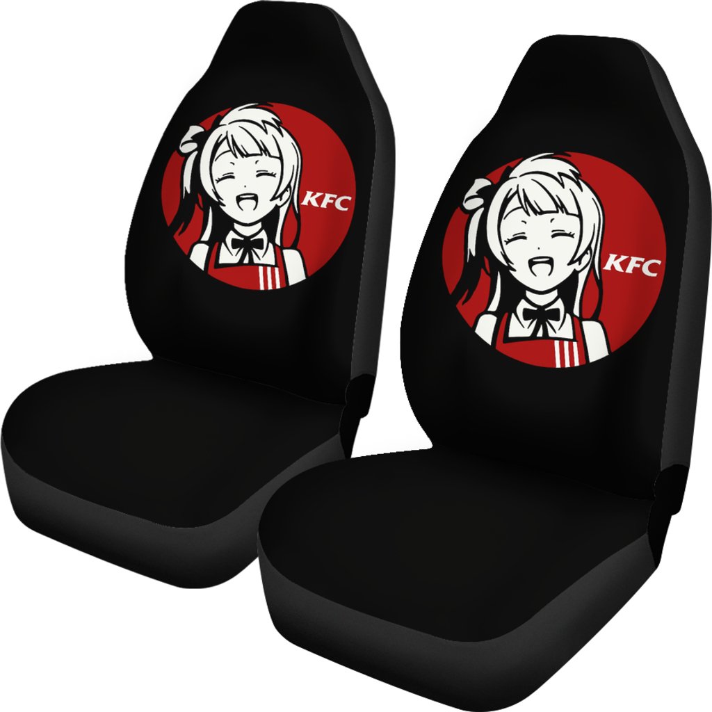 Kfc Logo Anime Girl Seat Covers