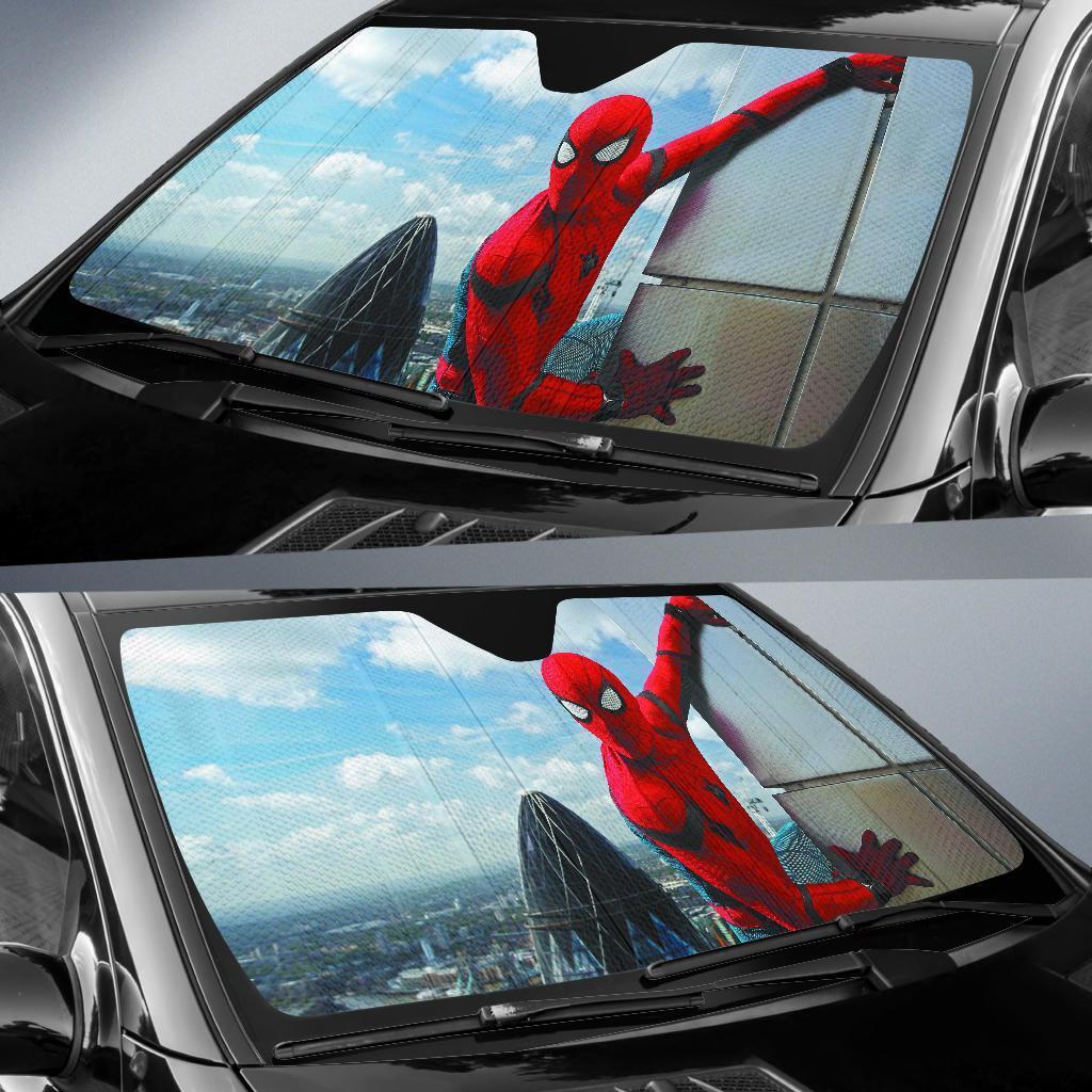 Spider Man Car Sun Shade Amazing Best Gift Ideas 2022