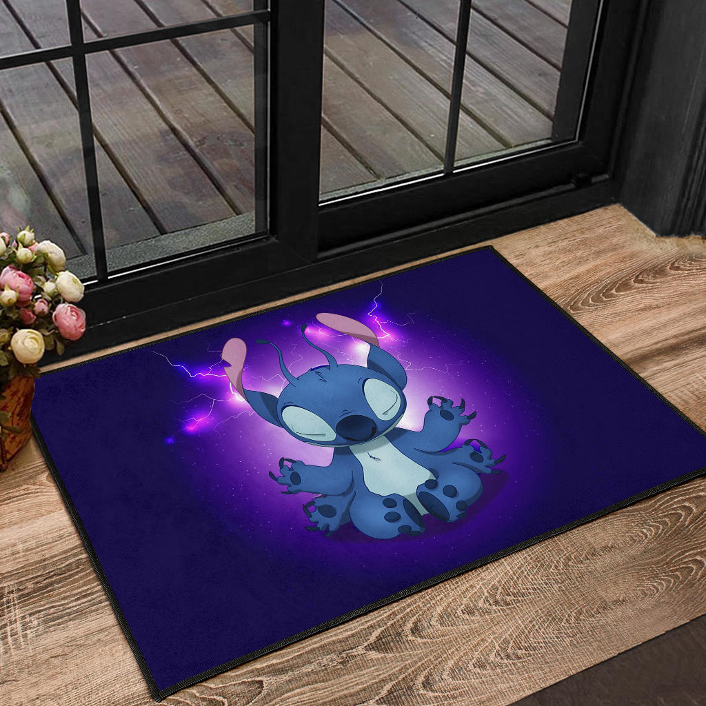Stitch Do Yoga Funny Custom Premium Door Mats