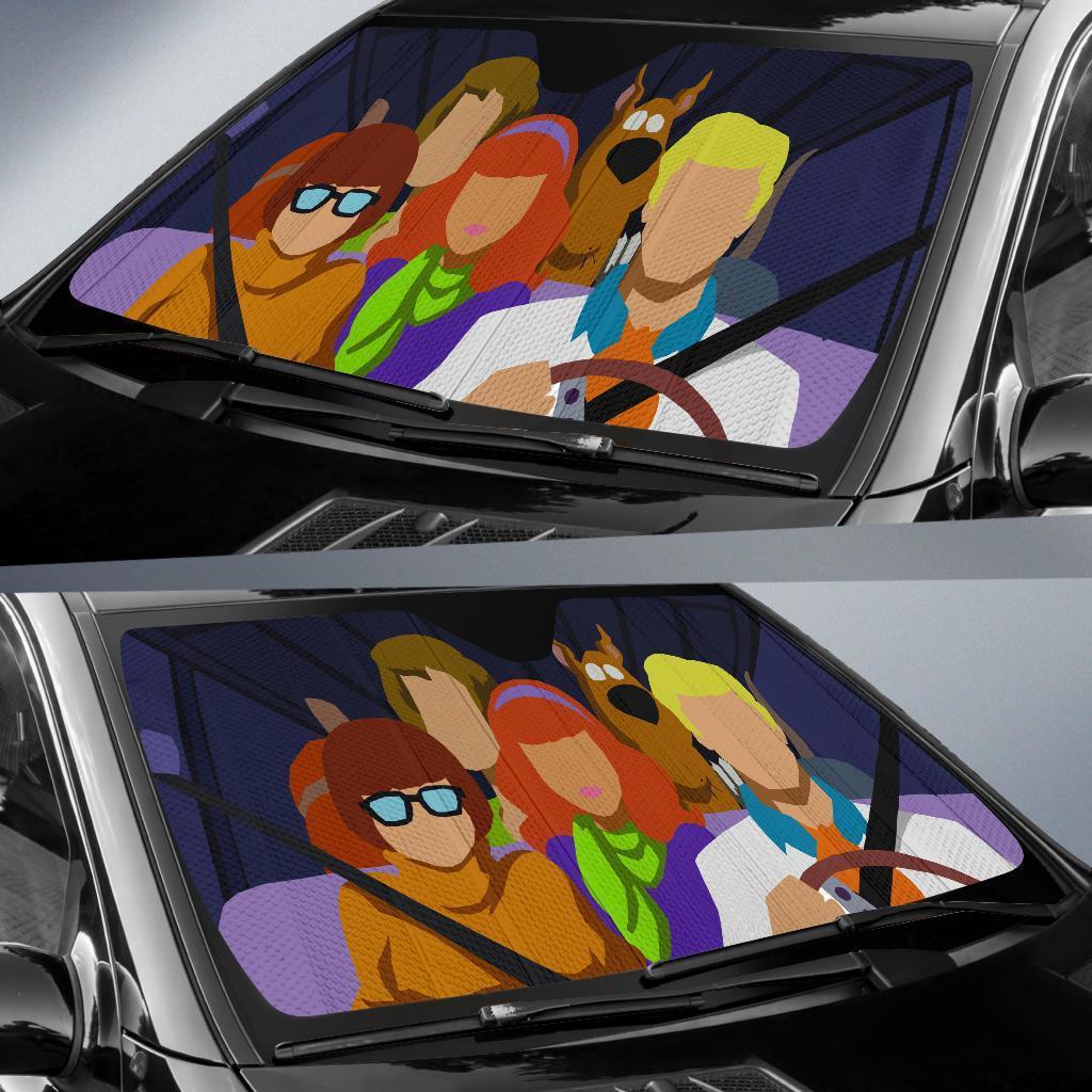 Scooby Doo Car Sun Shade Amazing Best T Ideas 2022 99shirt