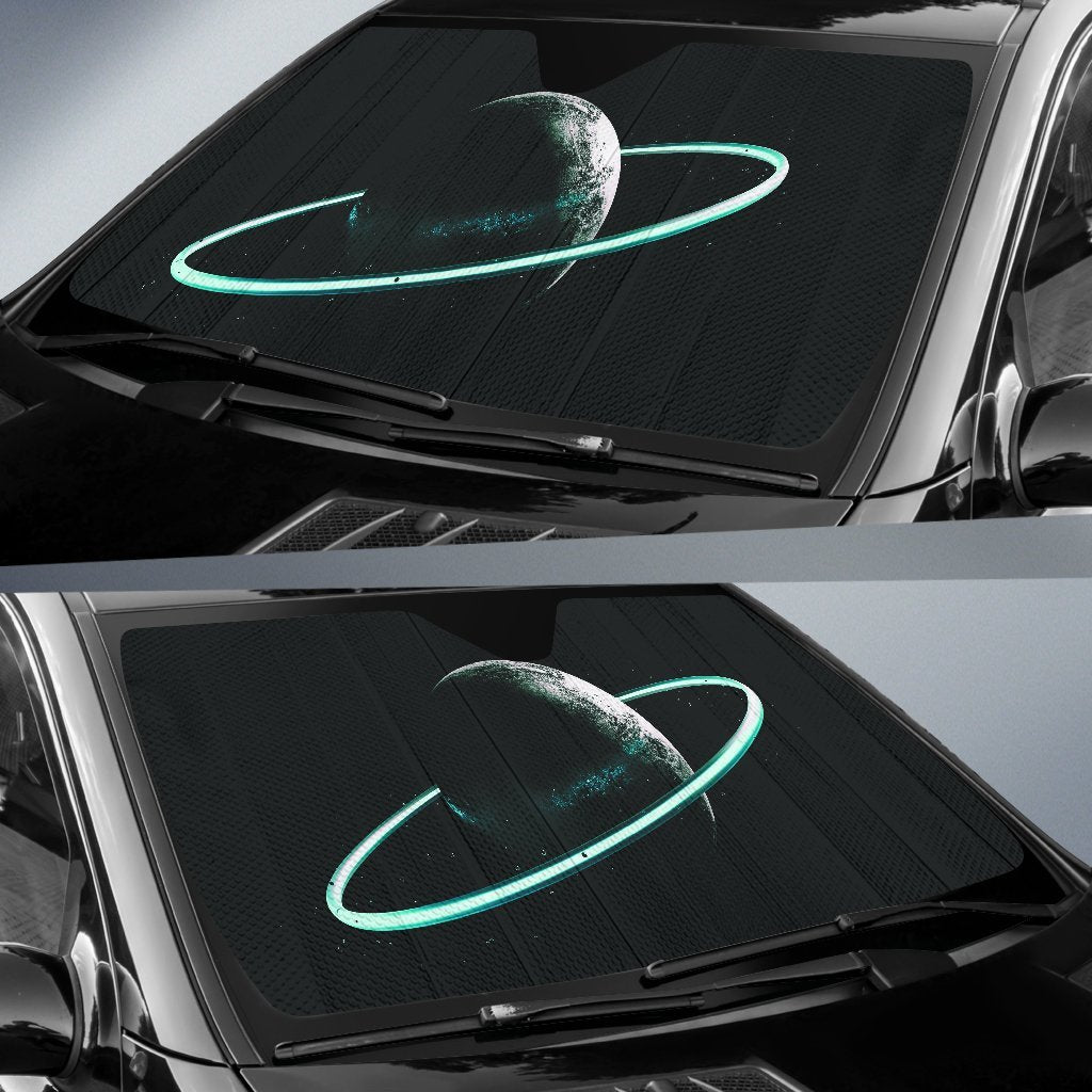 Planet Circle Ring In The Galaxy Car Auto Sunshades Amazing Best Gift Ideas 2022