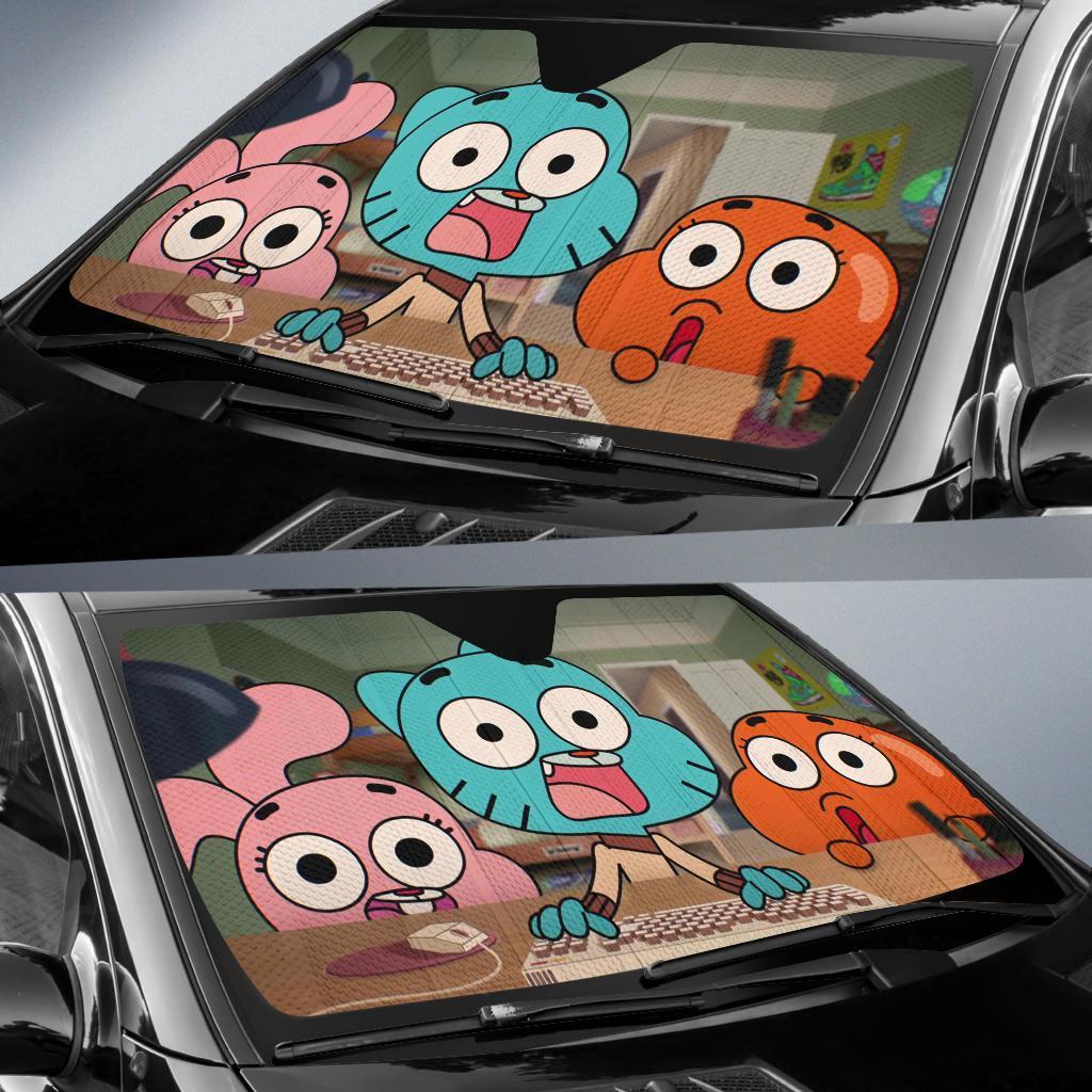 The Amazing World Of Gumball Funny Car Sun Shade Amazing Best Gift Ideas 2022