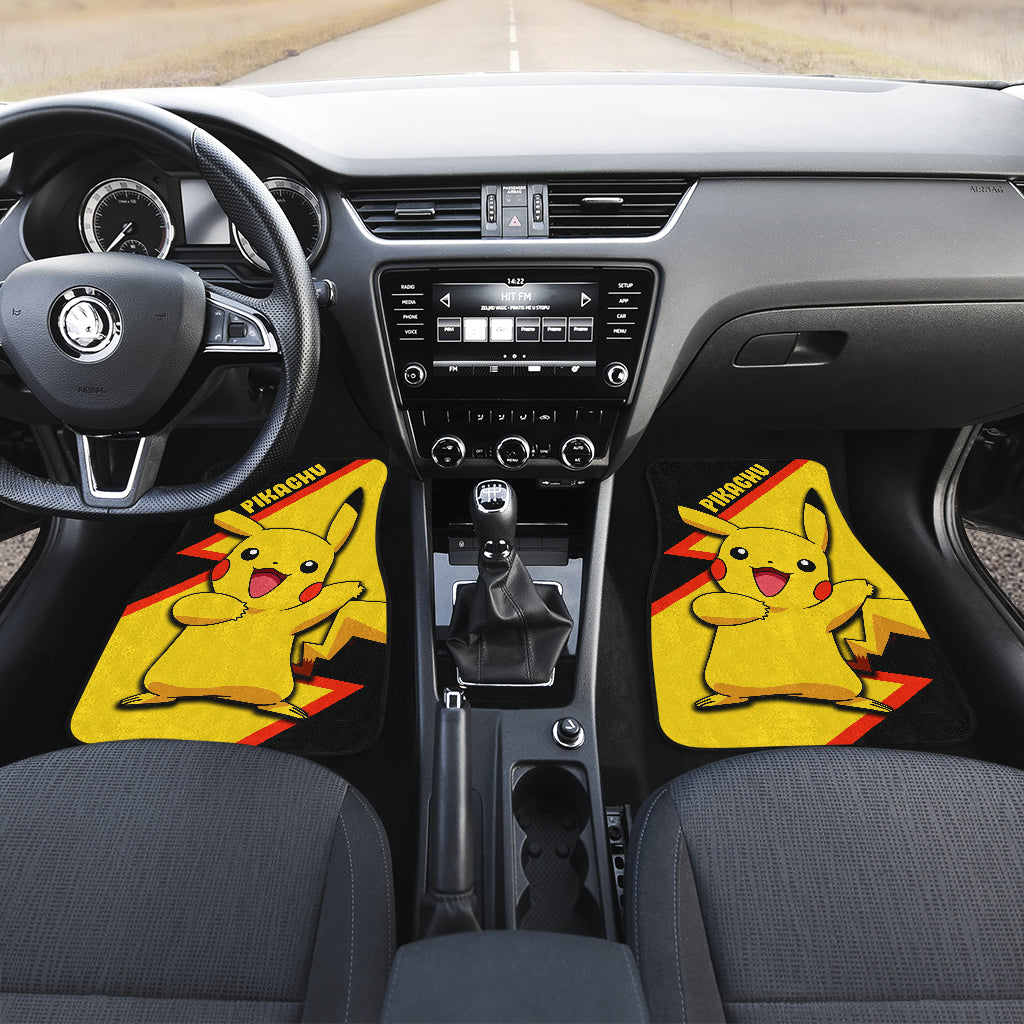 Pikachu Car Floor Mats Custom Anime Pokemon Car Interior Accessories