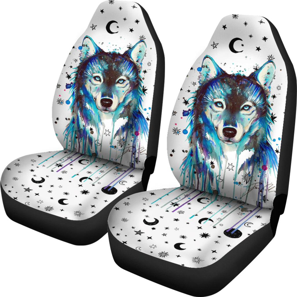 Wolf Painting Car Seat Covers