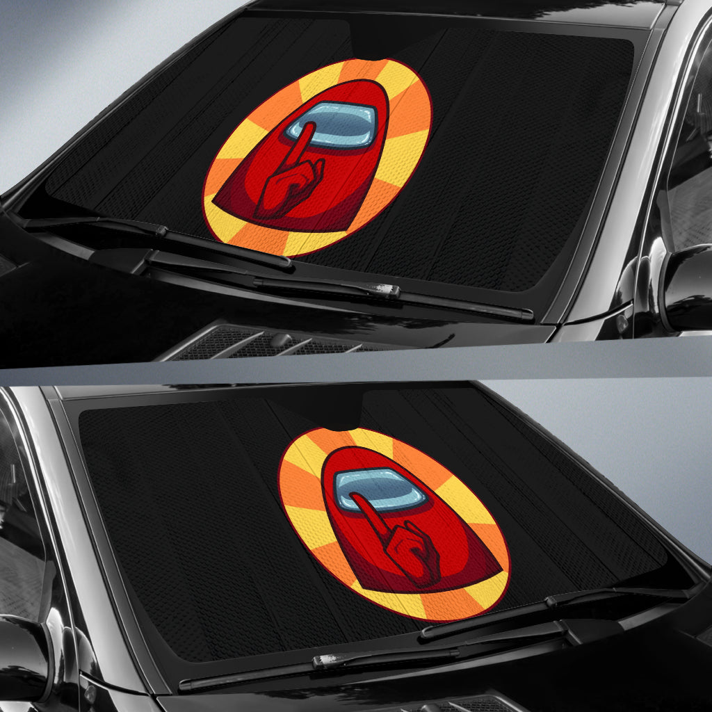 Among Us Funny Car Sun Shades - 99shirt