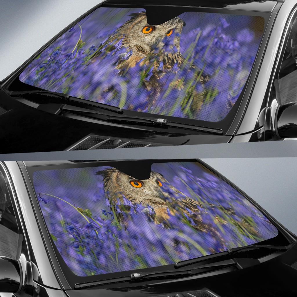 Owl Hd 5K Car Sun Shade Gift Ideas 2021