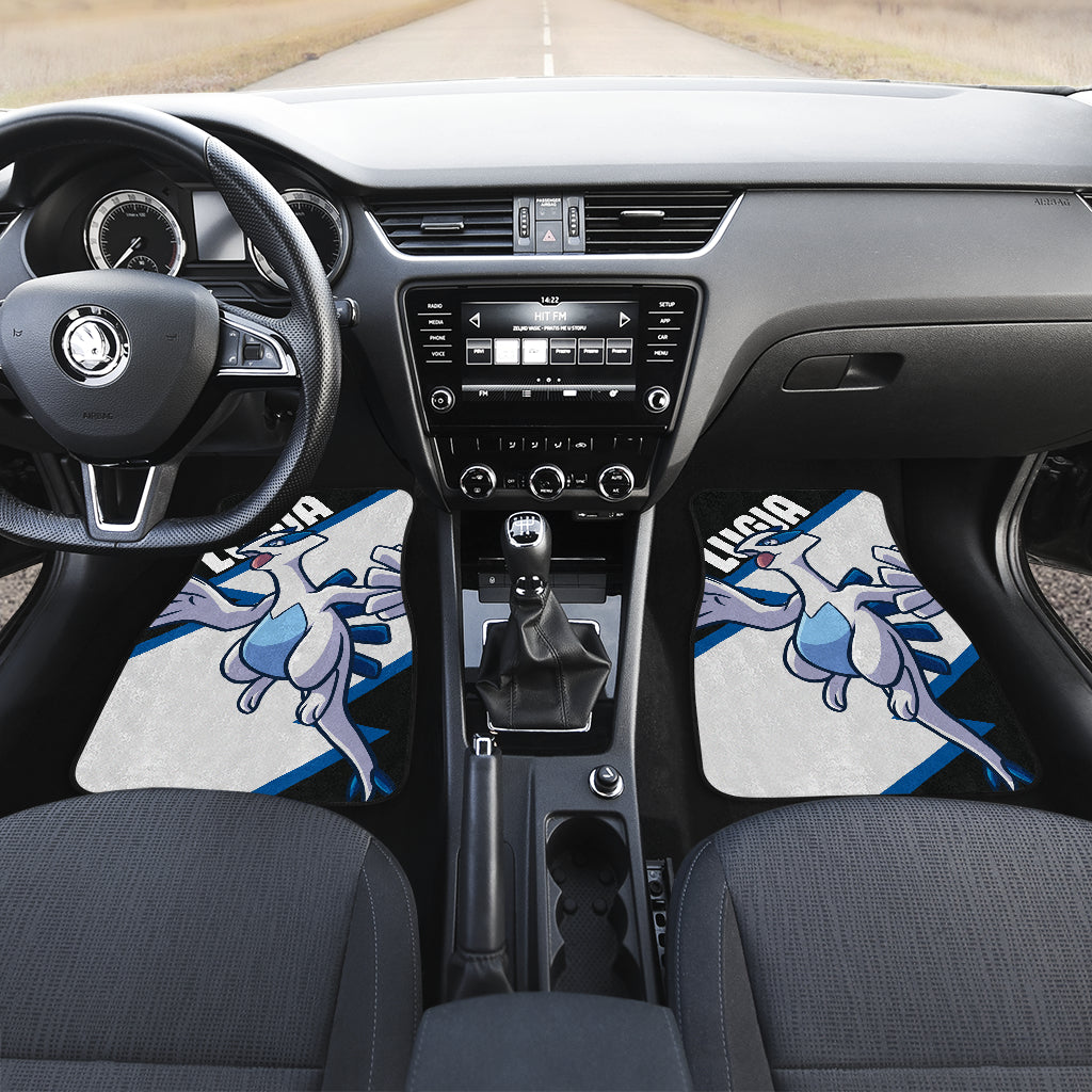 Lugia Car Floor Mats Custom Anime Pokemon Car Interior Accessories