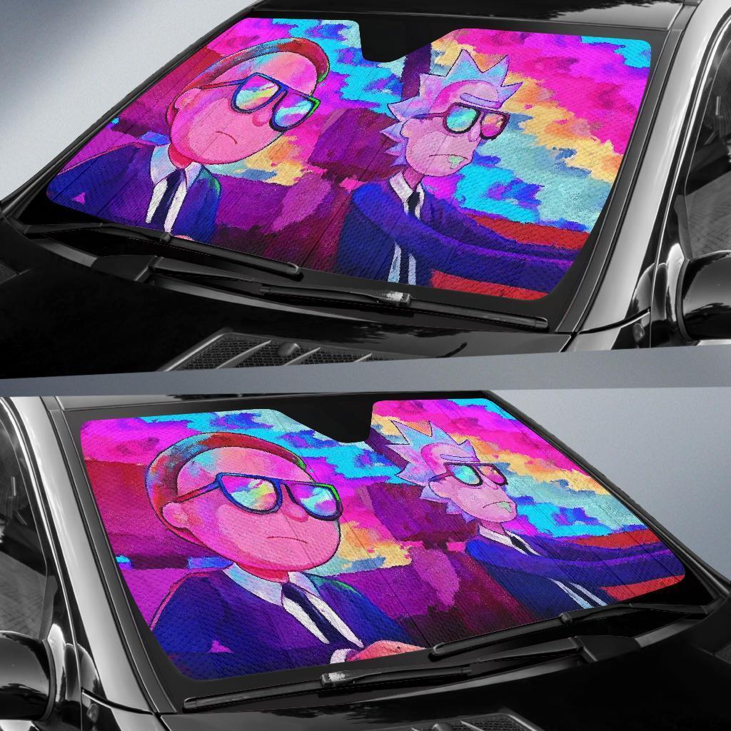 Rick And Morty Spy Funny Car Sun Shades Amazing Best Gift Ideas 2022