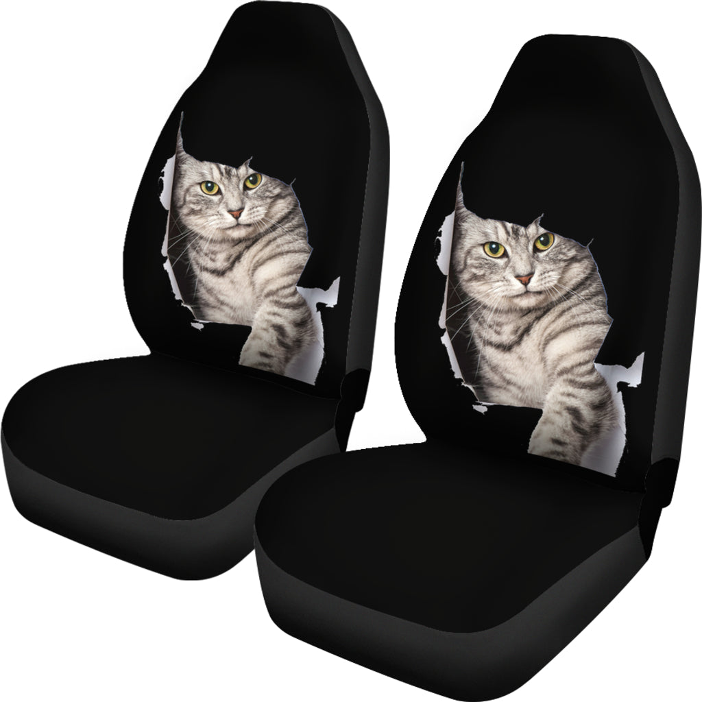 Big Cat Kitten Dog Pet Door Car Seat Covers