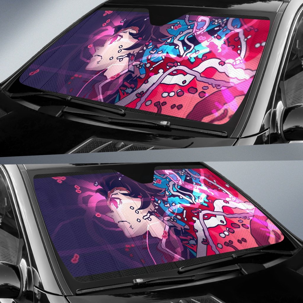 Demon Slayer Cool Car Auto Sunshade Anime 2022 Amazing Best Gift Ideas 2022