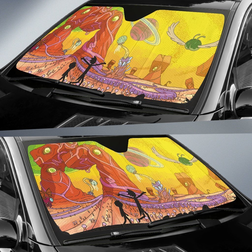 Rick And Morty 4K Auto Sun Shades Amazing Best Gift Ideas 2022