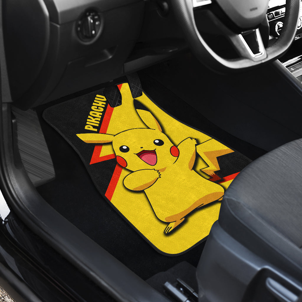 Pikachu Car Floor Mats Custom Anime Pokemon Car Interior Accessories