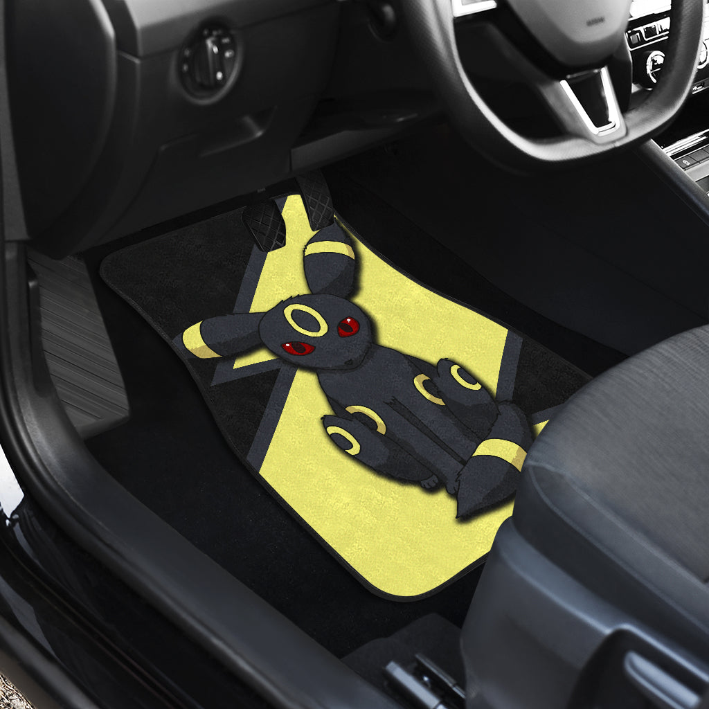 Umbreon Car Floor Mats Custom Anime Pokemon Car Interior Accessories