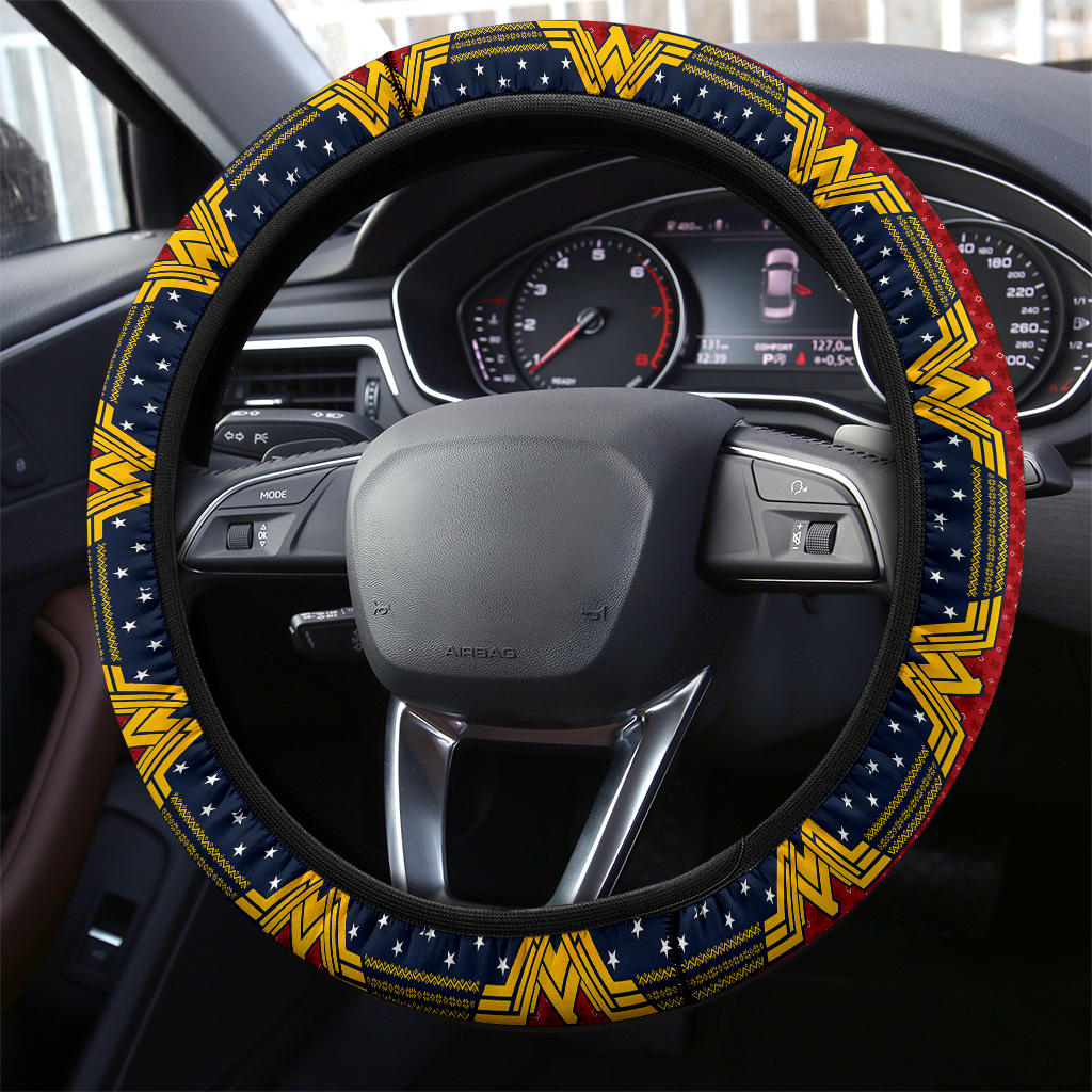 Wonder Woman Premium Custom Car Steering Wheel Cover