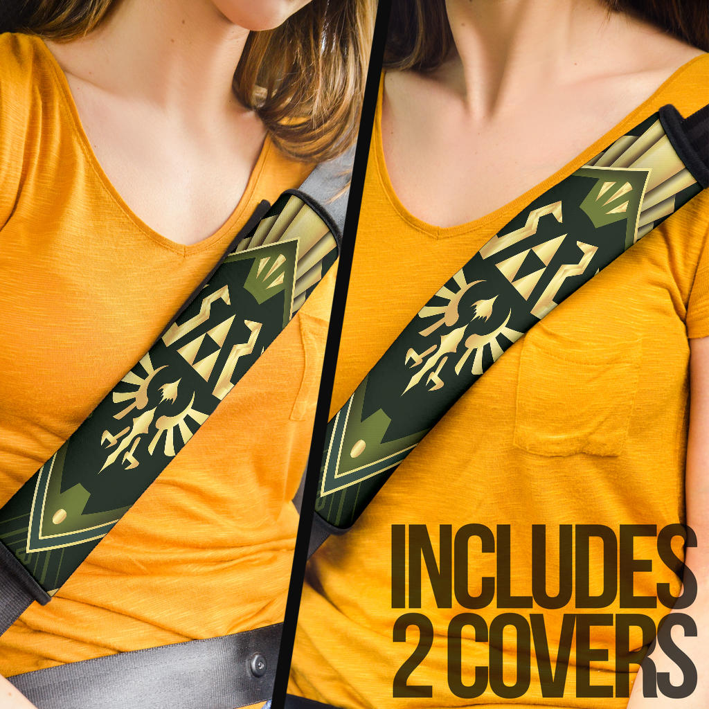 Zelda Car Seat Belt Covers Custom Animal Skin Printed Car Interior Accessories Perfect Gift