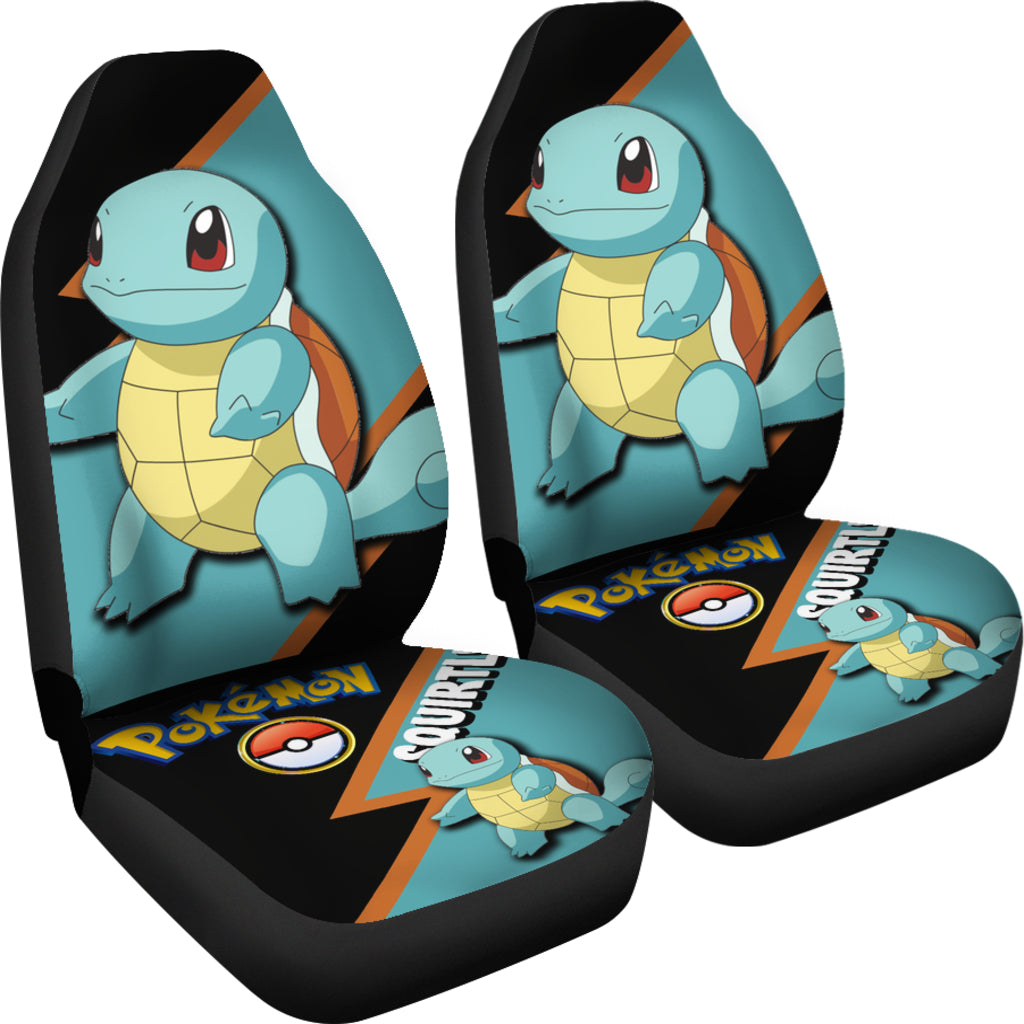 Squirtle Car Seat Covers Custom Anime Pokemon Car Accessories