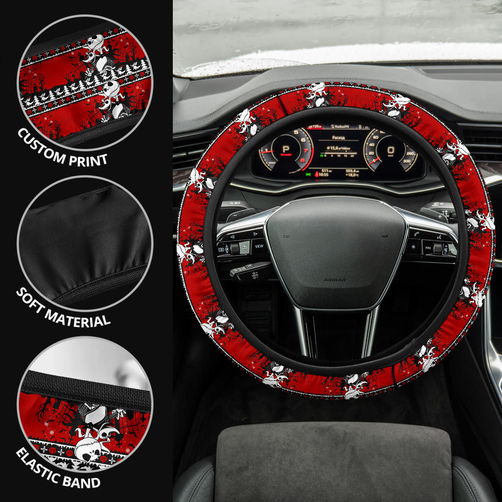 Jack Skellington Nightmare Before Christmas Premium Custom Steering Wheel Cover