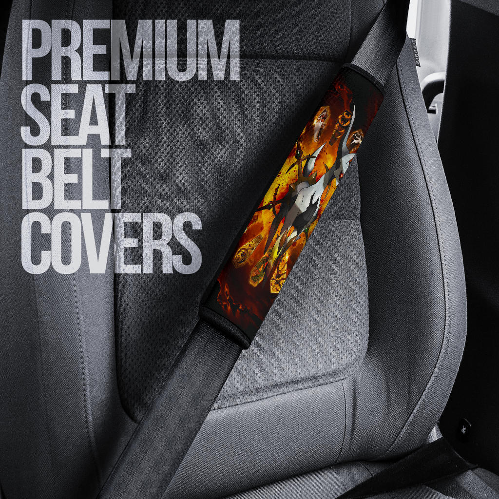 Acerus Pokemon Legendary Car Seat Belt Covers Custom Animal Skin Printed Car Interior Accessories Perfect Gift
