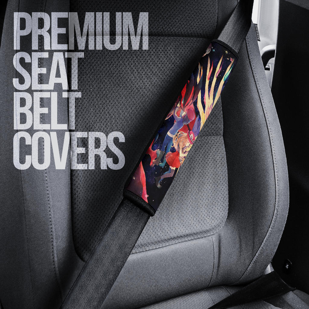 Pokemon Legendary Car Seat Belt Covers Custom Animal Skin Printed Car Interior Accessories Perfect Gift