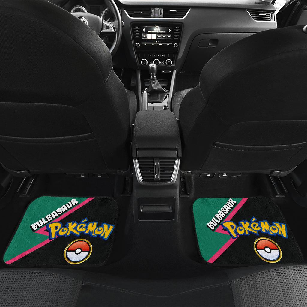 Bulbasaur Car Floor Mats Custom Anime Pokemon Car Interior Accessories