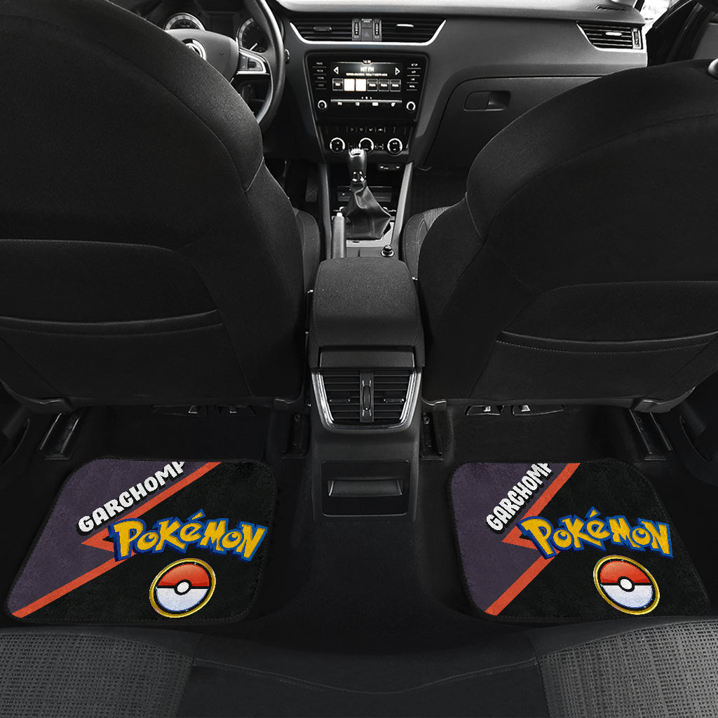 Garchomp Car Floor Mats Custom Anime Pokemon Car Interior Accessories