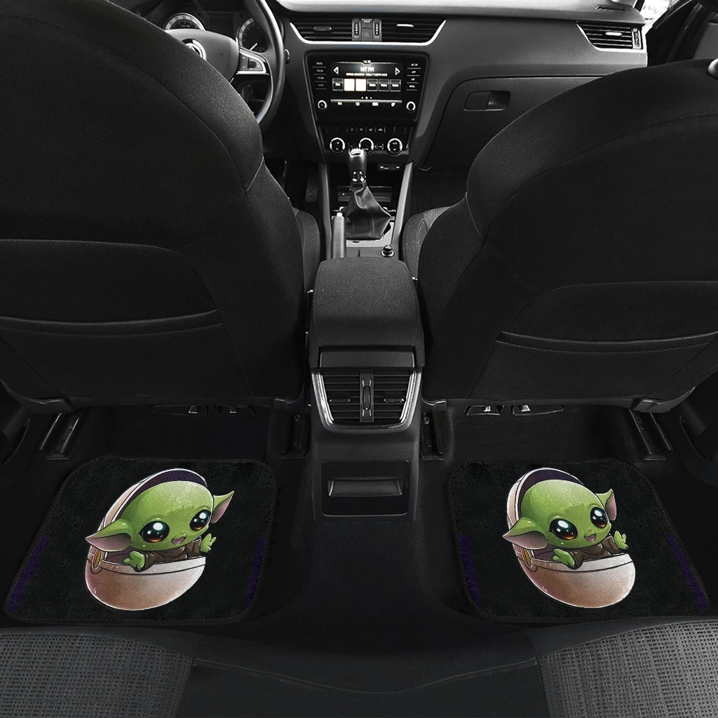 Cute Baby Yoda Car Floor Mats Custom Car Accessories Car Decor 2022