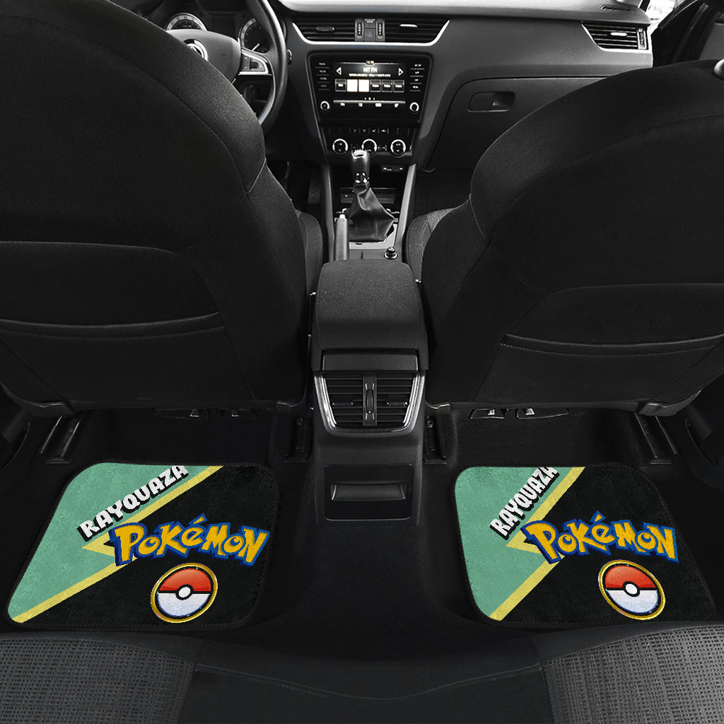 Rayquaza Car Floor Mats Custom Anime Pokemon Car Interior Accessories