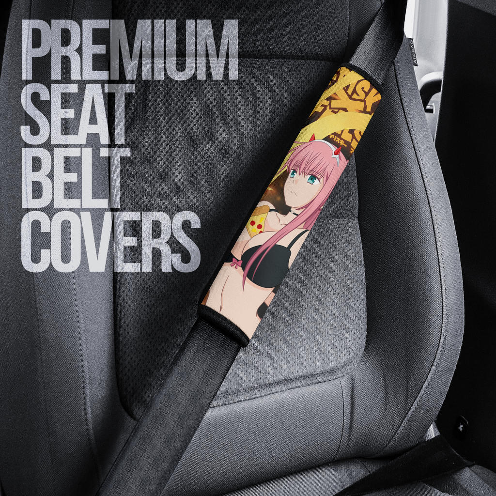 Zero Two Anime Girl Seat Belt Cover