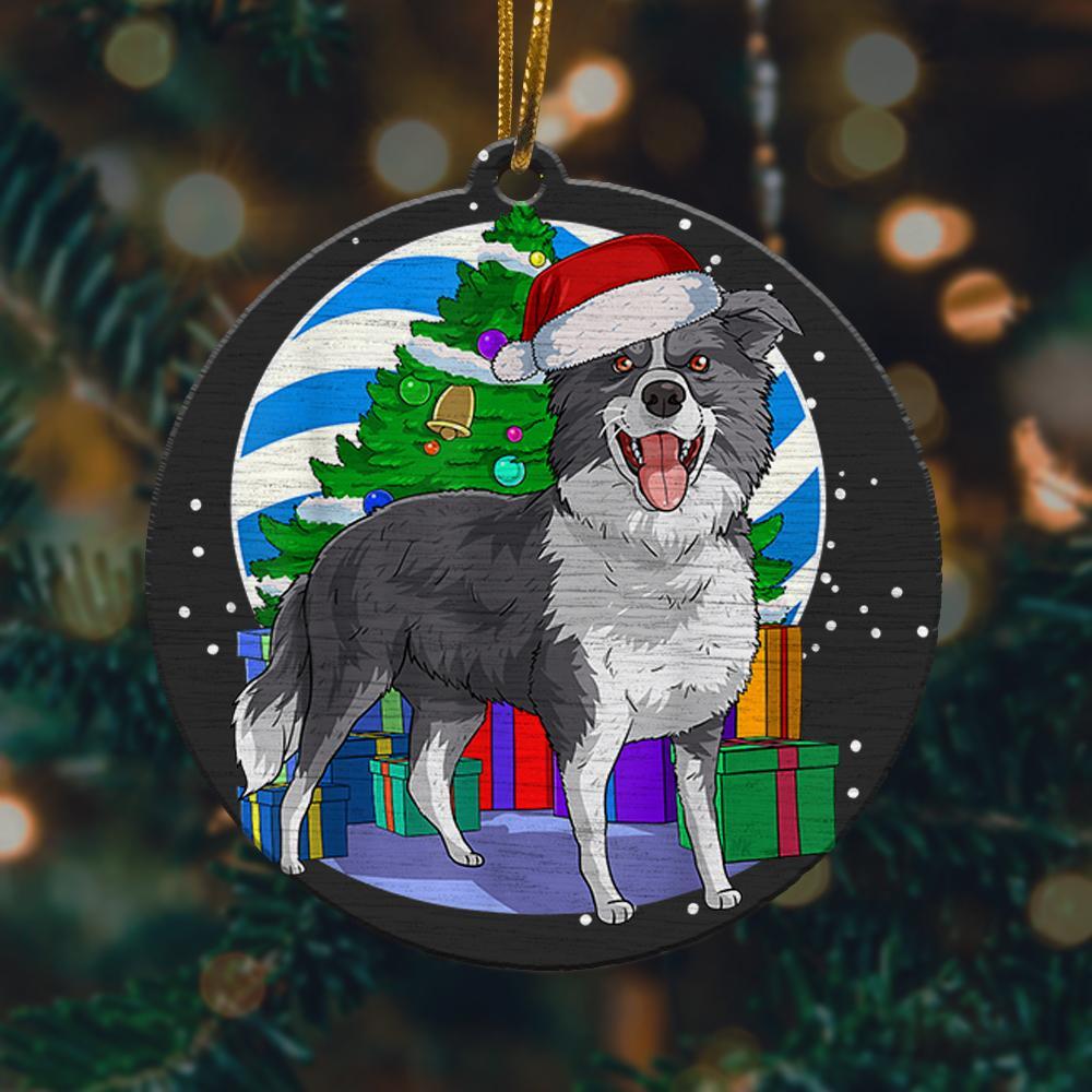 Funny Border Collie Santa Christmas Tree Christmas Ornament 2022 Amazing Decor Ideas