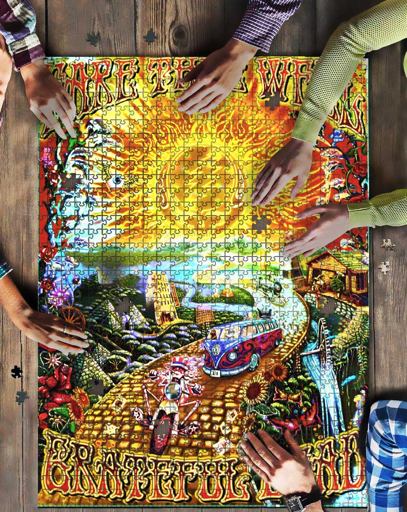 Grateful Dead Mock Jigsaw Puzzle - 99shirt