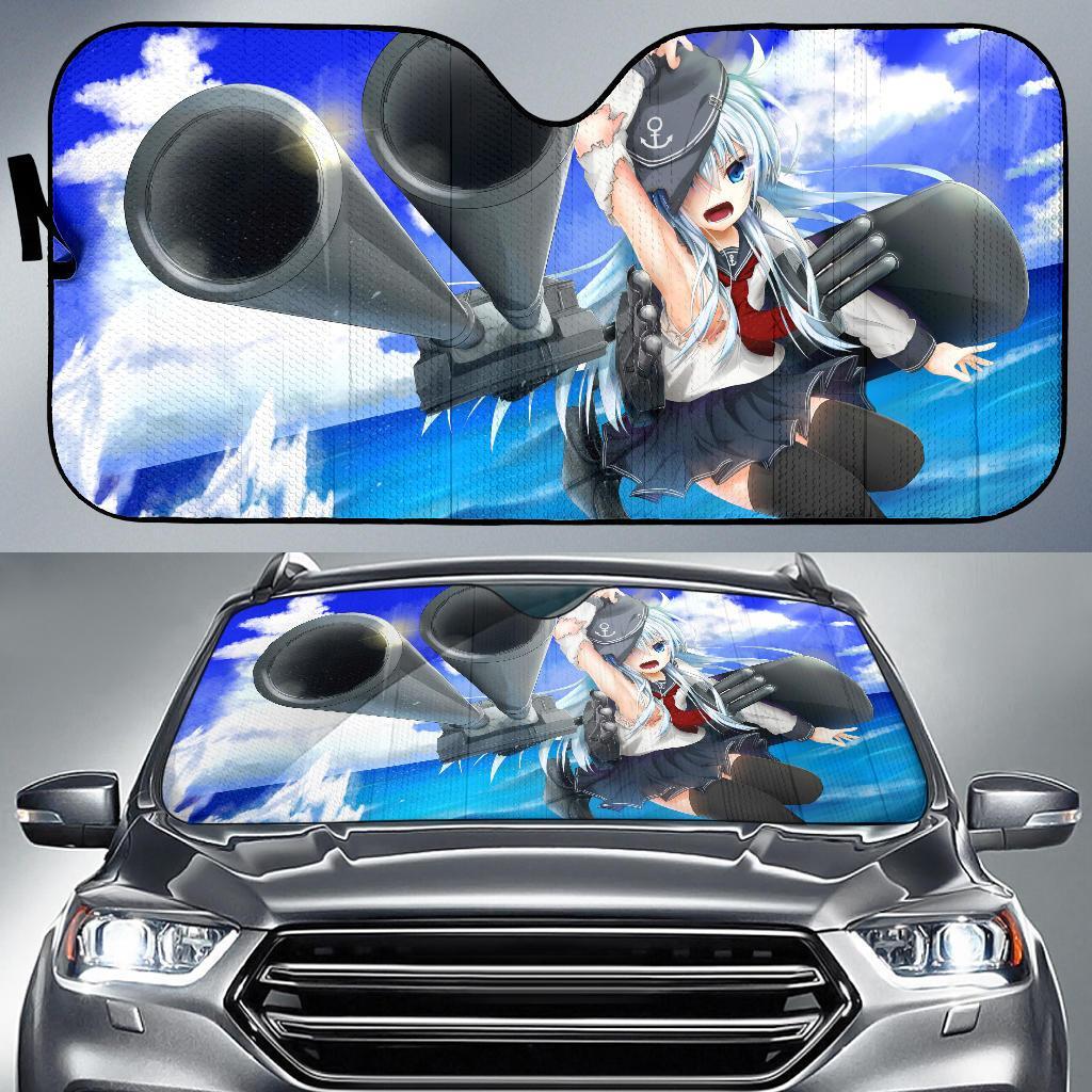 Hibiki Kancolle Kantai Car Sun Shade Gift Ideas 2022 99shirt