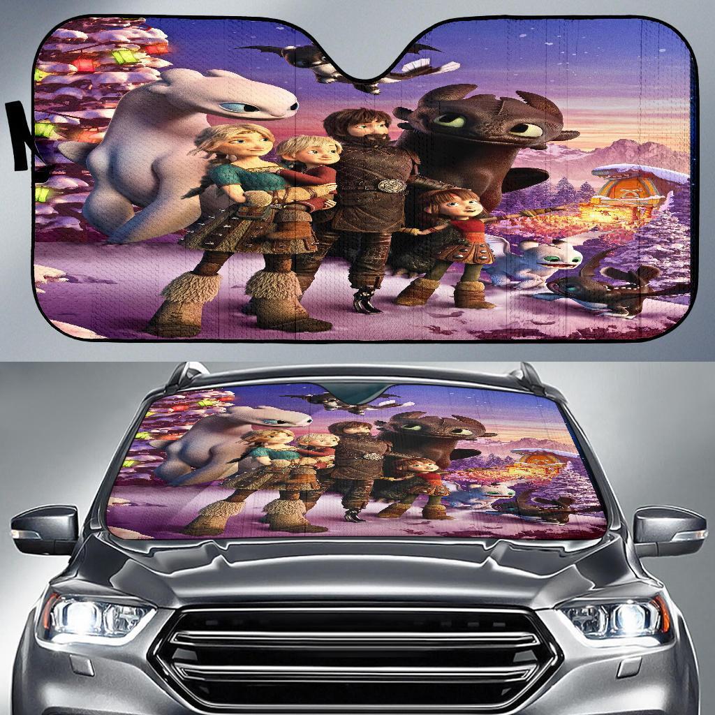How To Train Your Dragon Homecoming Car Sun Shade Gift Ideas 2022