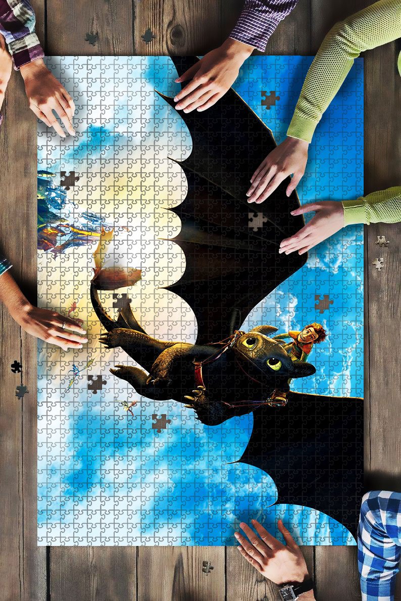 How To Train Your Dragon Jigsaw Puzzle Mc