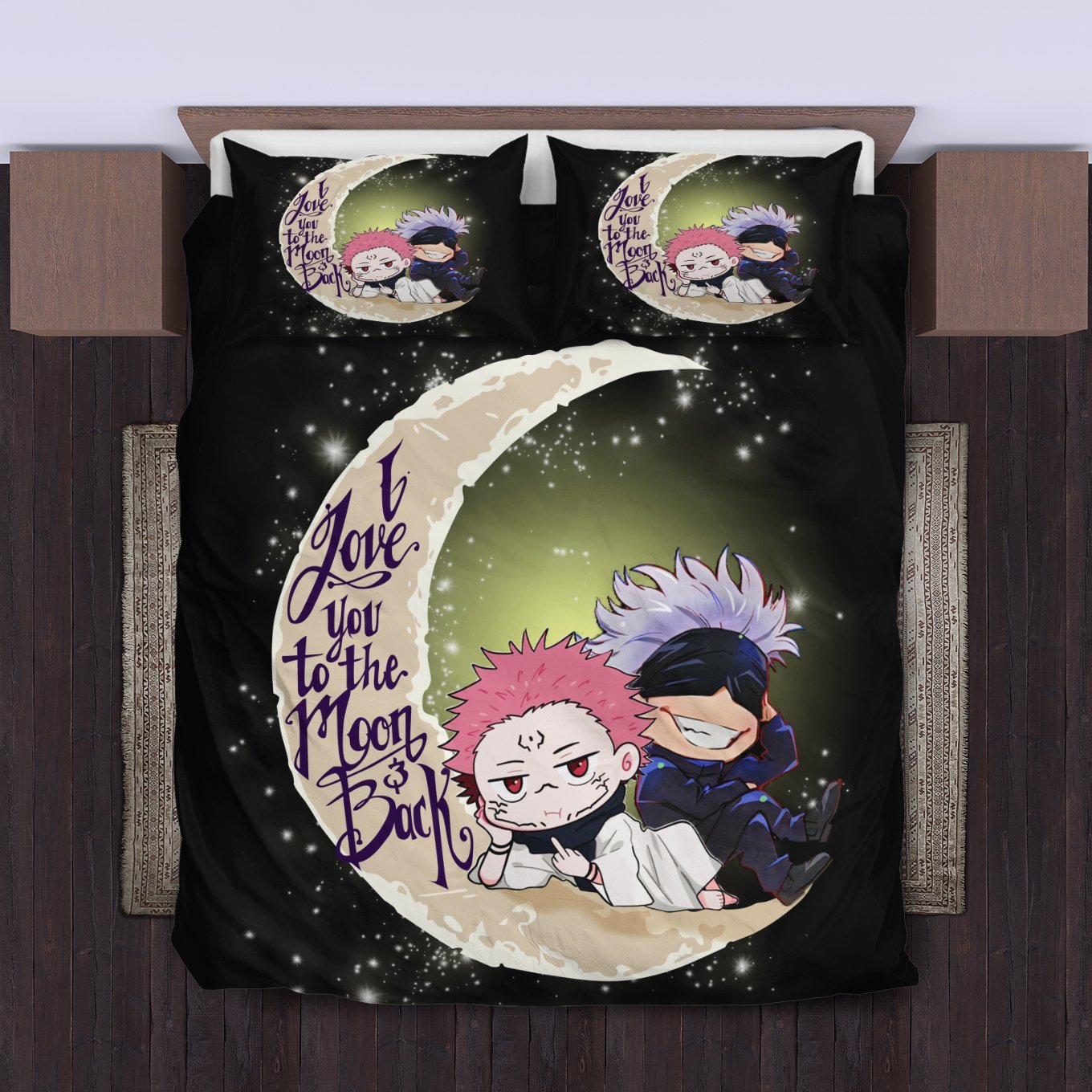 Jujutsu Kaisen Gojo Sukuna Chibi Anime Bedding Set - 99shirt