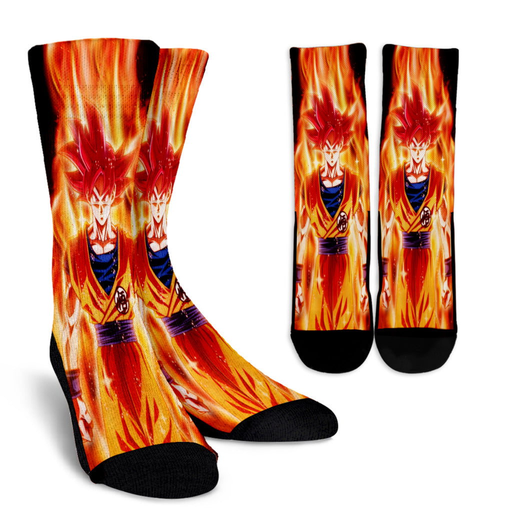 Goku God Socks