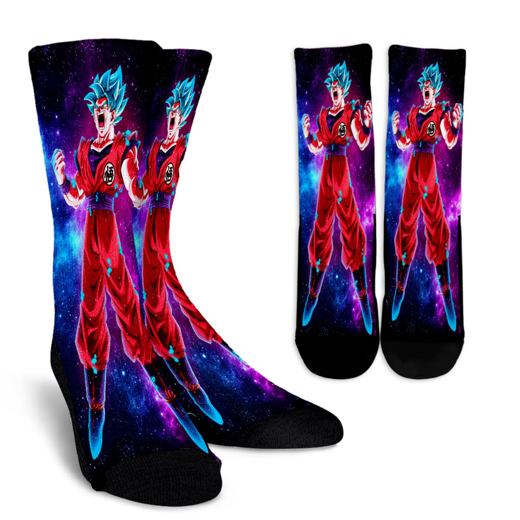 Goku Blue Socks