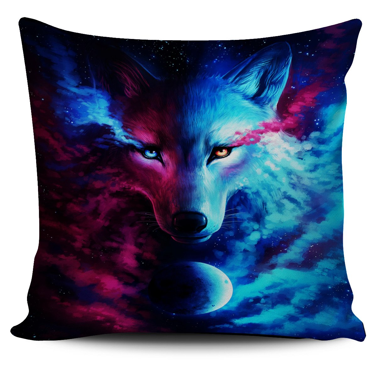 Wolf Moon Pillow Covers