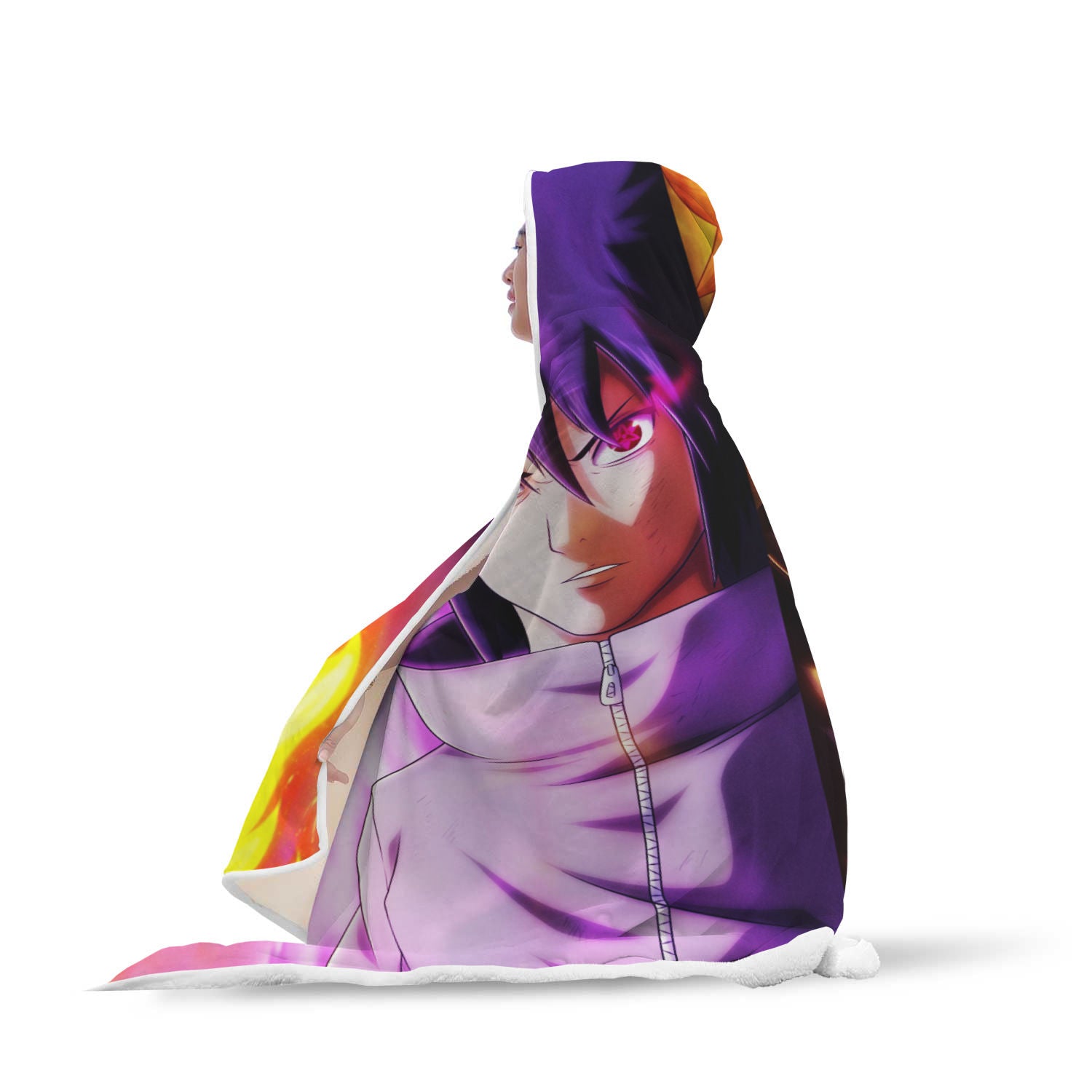 Naruto Sasuke 2022 Hooded Blanket