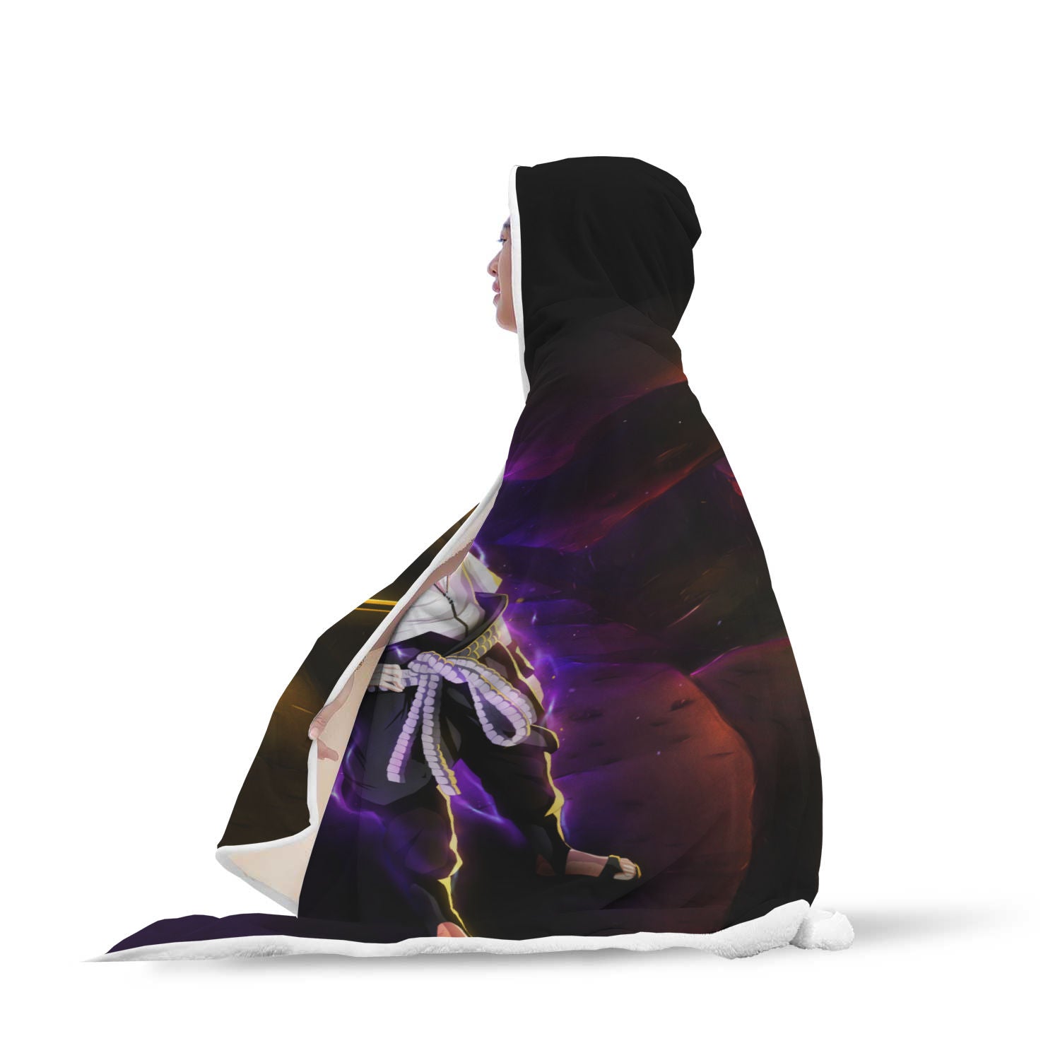 Naruto Sasuke Hooded Blanket