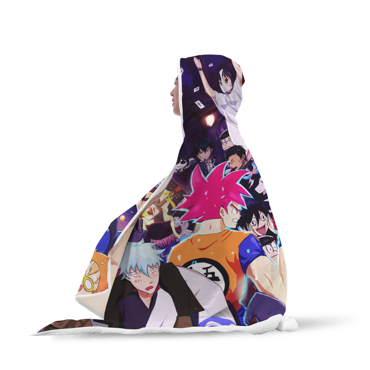 Anime Party Hooded Blanket